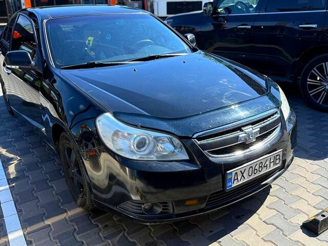 Черный Шевроле Эпика, объемом двигателя 2 л и пробегом 295 тыс. км за 3600 $, фото 1 на Automoto.ua