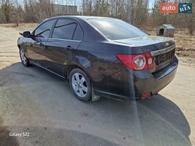 Черный Шевроле Эпика, объемом двигателя 2 л и пробегом 180 тыс. км за 1550 $, фото 1 на Automoto.ua