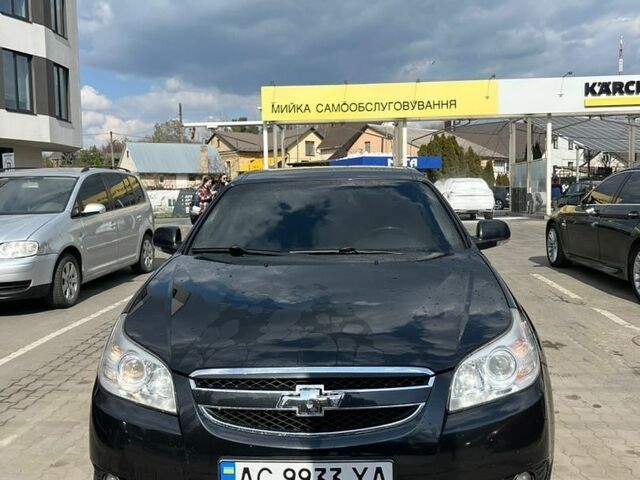 Черный Шевроле Эпика, объемом двигателя 2.5 л и пробегом 90 тыс. км за 5700 $, фото 1 на Automoto.ua