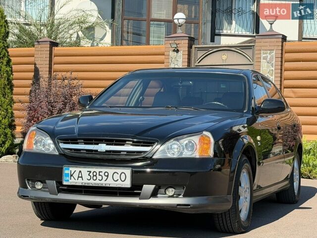 Чорний Шевроле Еванда, об'ємом двигуна 2 л та пробігом 289 тис. км за 3700 $, фото 1 на Automoto.ua