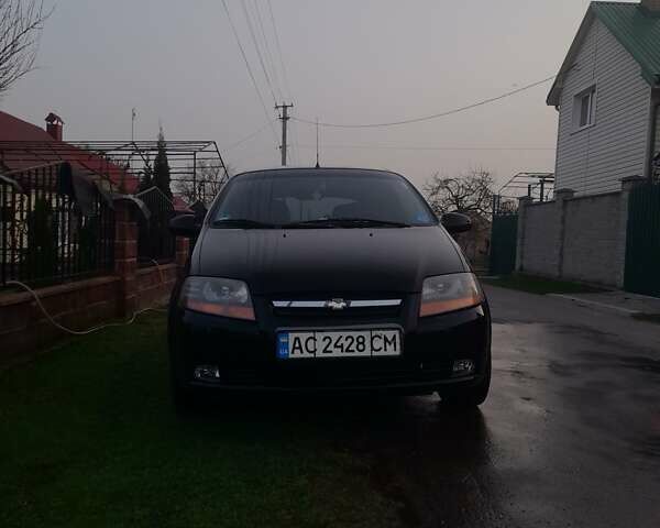 Чорний Шевроле Калос, об'ємом двигуна 1.4 л та пробігом 170 тис. км за 3200 $, фото 1 на Automoto.ua