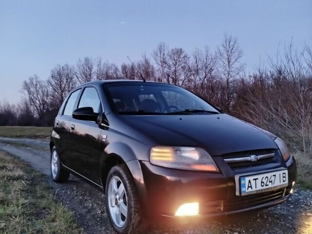 Черный Шевроле Калос, объемом двигателя 1.4 л и пробегом 120 тыс. км за 3799 $, фото 1 на Automoto.ua