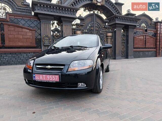 Черный Шевроле Калос, объемом двигателя 1.4 л и пробегом 167 тыс. км за 4999 $, фото 1 на Automoto.ua