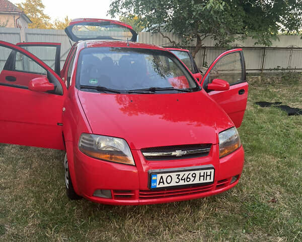 Червоний Шевроле Калос, об'ємом двигуна 1.2 л та пробігом 177 тис. км за 3159 $, фото 1 на Automoto.ua