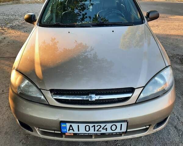 Бежевий Шевроле Лачетті, об'ємом двигуна 1.6 л та пробігом 264 тис. км за 4500 $, фото 1 на Automoto.ua