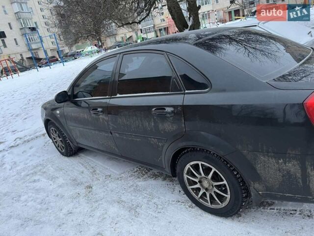 Черный Шевроле Лачетти, объемом двигателя 1.8 л и пробегом 170 тыс. км за 4100 $, фото 1 на Automoto.ua