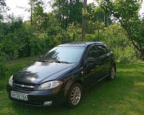 Черный Шевроле Лачетти, объемом двигателя 1.8 л и пробегом 218 тыс. км за 4200 $, фото 1 на Automoto.ua
