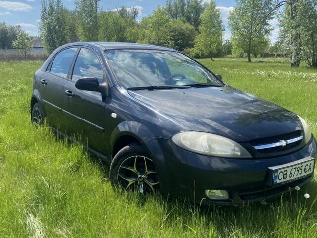 Черный Шевроле Лачетти, объемом двигателя 1.6 л и пробегом 168 тыс. км за 3700 $, фото 1 на Automoto.ua