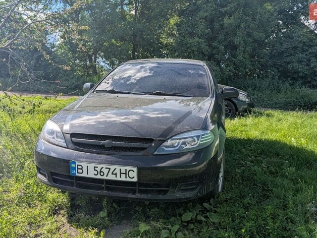 Черный Шевроле Лачетти, объемом двигателя 1.6 л и пробегом 300 тыс. км за 4300 $, фото 1 на Automoto.ua