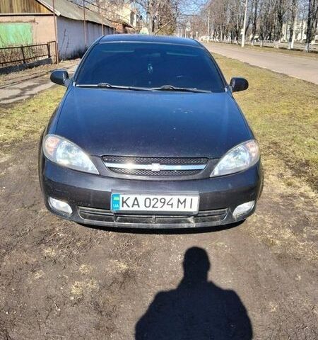 Черный Шевроле Лачетти, объемом двигателя 1.8 л и пробегом 220 тыс. км за 4200 $, фото 1 на Automoto.ua