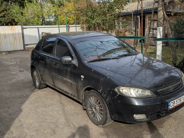 Черный Шевроле Лачетти, объемом двигателя 1.6 л и пробегом 206 тыс. км за 4000 $, фото 1 на Automoto.ua
