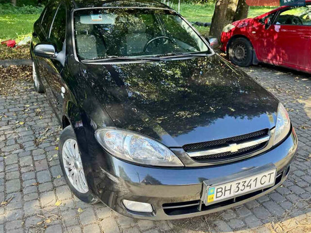 Черный Шевроле Лачетти, объемом двигателя 1.8 л и пробегом 142 тыс. км за 5700 $, фото 1 на Automoto.ua