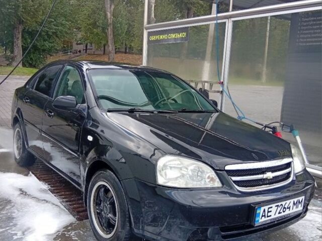 Черный Шевроле Лачетти, объемом двигателя 1.8 л и пробегом 250 тыс. км за 3600 $, фото 1 на Automoto.ua
