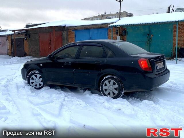 Черный Шевроле Лачетти, объемом двигателя 1.6 л и пробегом 180 тыс. км за 3400 $, фото 1 на Automoto.ua