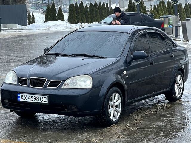 Черный Шевроле Лачетти, объемом двигателя 1.8 л и пробегом 185 тыс. км за 3399 $, фото 1 на Automoto.ua