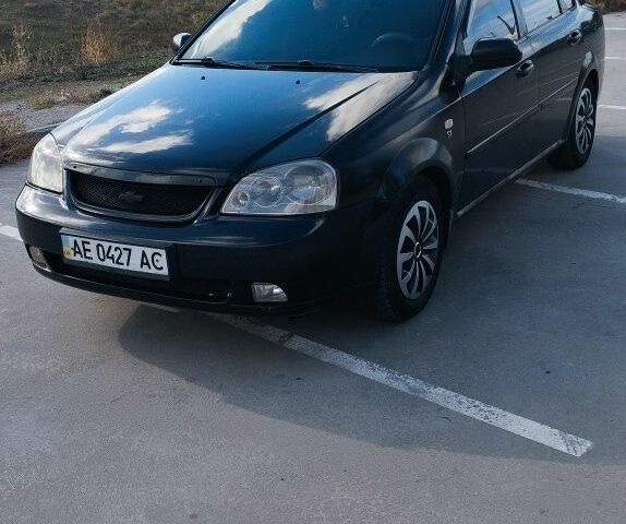 Черный Шевроле Лачетти, объемом двигателя 1.8 л и пробегом 362 тыс. км за 4209 $, фото 1 на Automoto.ua