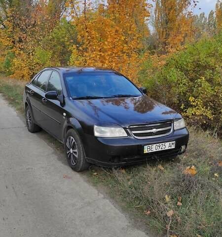 Черный Шевроле Лачетти, объемом двигателя 1.8 л и пробегом 390 тыс. км за 3100 $, фото 1 на Automoto.ua