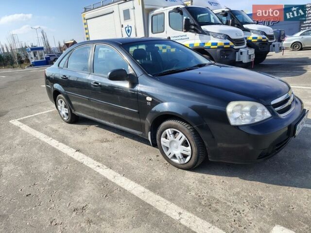 Черный Шевроле Лачетти, объемом двигателя 1.6 л и пробегом 234 тыс. км за 3300 $, фото 1 на Automoto.ua