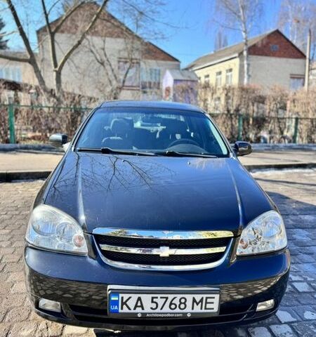 Черный Шевроле Лачетти, объемом двигателя 1.8 л и пробегом 95 тыс. км за 5490 $, фото 1 на Automoto.ua