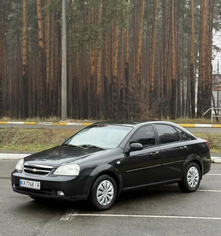 Черный Шевроле Лачетти, объемом двигателя 1.8 л и пробегом 190 тыс. км за 3650 $, фото 1 на Automoto.ua