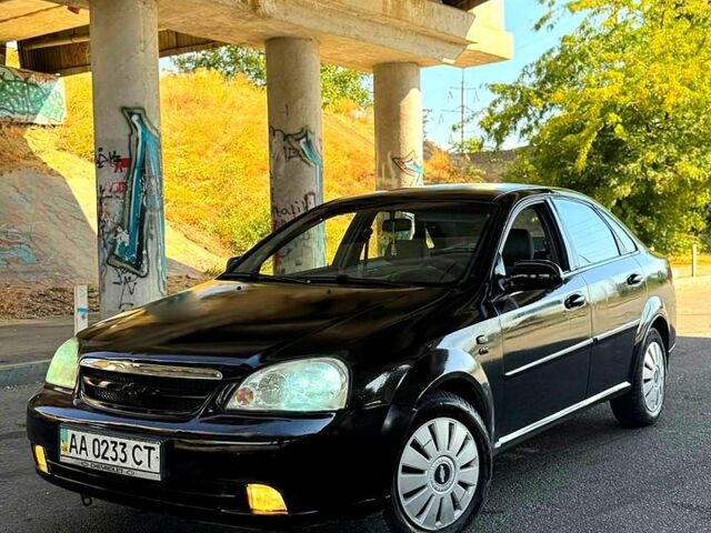 Черный Шевроле Лачетти, объемом двигателя 1.8 л и пробегом 178 тыс. км за 3350 $, фото 1 на Automoto.ua