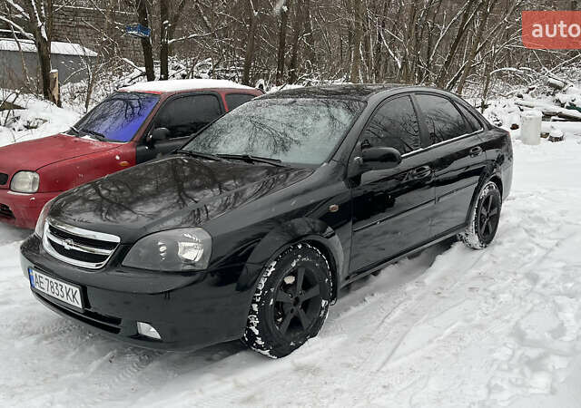 Черный Шевроле Лачетти, объемом двигателя 1.8 л и пробегом 210 тыс. км за 4500 $, фото 1 на Automoto.ua