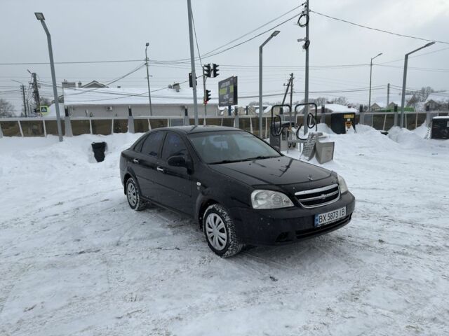 Черный Шевроле Лачетти, объемом двигателя 1.6 л и пробегом 201 тыс. км за 3500 $, фото 1 на Automoto.ua