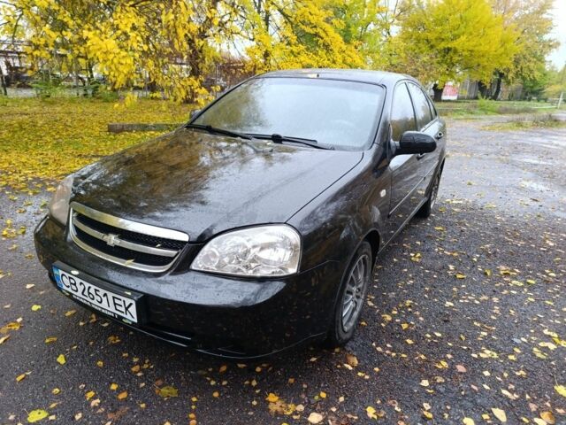 Черный Шевроле Лачетти, объемом двигателя 1.6 л и пробегом 245 тыс. км за 3650 $, фото 1 на Automoto.ua