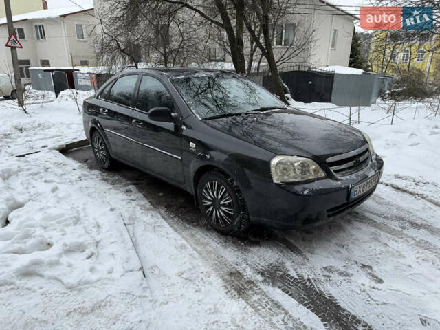 Черный Шевроле Лачетти, объемом двигателя 1.6 л и пробегом 250 тыс. км за 3600 $, фото 1 на Automoto.ua