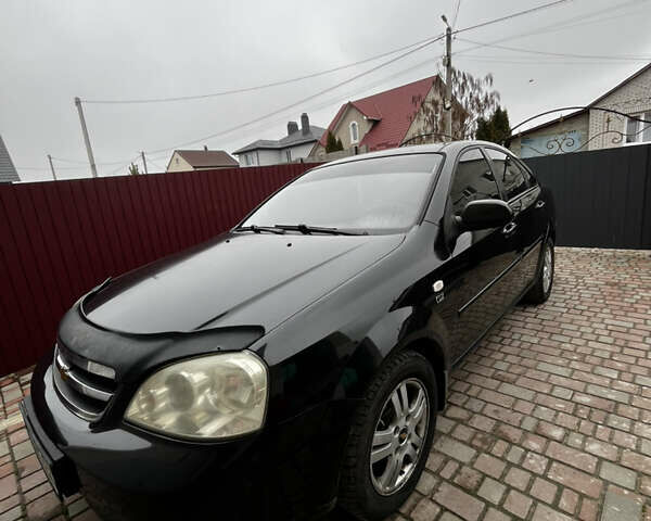 Черный Шевроле Лачетти, объемом двигателя 1.8 л и пробегом 176 тыс. км за 4550 $, фото 1 на Automoto.ua