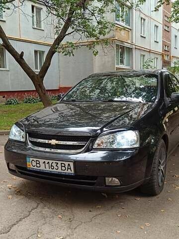 Черный Шевроле Лачетти, объемом двигателя 1.8 л и пробегом 160 тыс. км за 3700 $, фото 1 на Automoto.ua