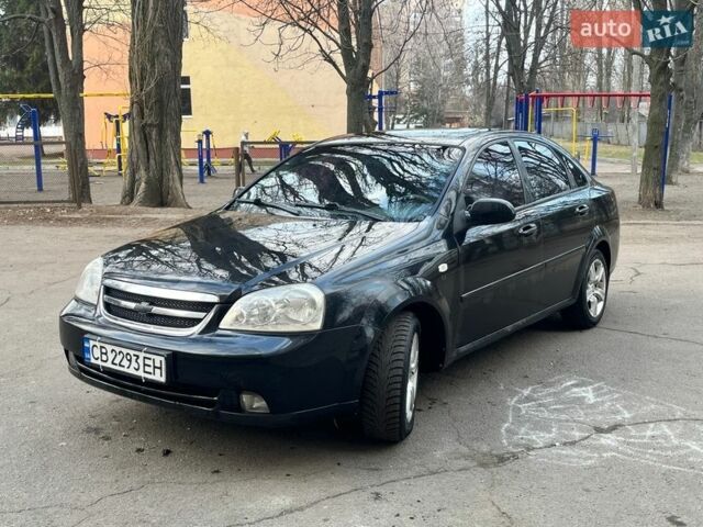 Черный Шевроле Лачетти, объемом двигателя 1.8 л и пробегом 310 тыс. км за 4300 $, фото 1 на Automoto.ua