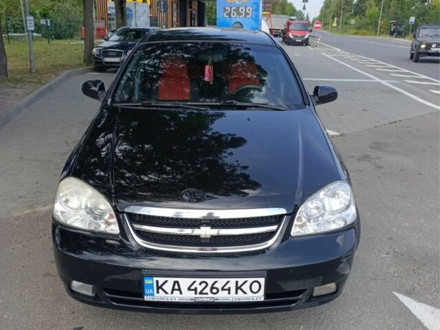 Черный Шевроле Лачетти, объемом двигателя 1.8 л и пробегом 185 тыс. км за 3700 $, фото 1 на Automoto.ua