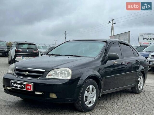 Черный Шевроле Лачетти, объемом двигателя 1.6 л и пробегом 247 тыс. км за 3890 $, фото 1 на Automoto.ua