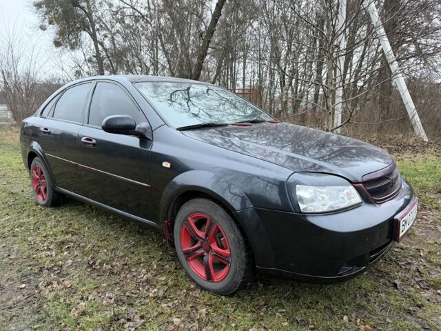 Черный Шевроле Лачетти, объемом двигателя 1.8 л и пробегом 213 тыс. км за 3750 $, фото 1 на Automoto.ua