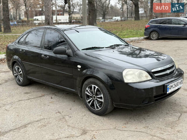 Черный Шевроле Лачетти, объемом двигателя 1.6 л и пробегом 260 тыс. км за 2900 $, фото 1 на Automoto.ua