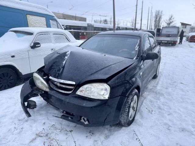 Черный Шевроле Лачетти, объемом двигателя 1.6 л и пробегом 220 тыс. км за 1599 $, фото 1 на Automoto.ua