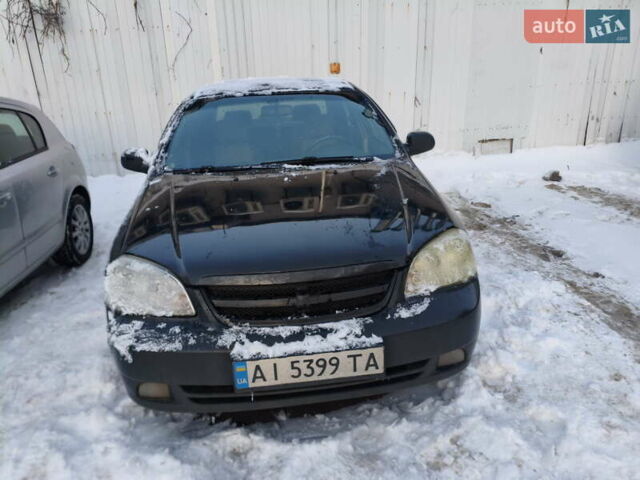 Черный Шевроле Лачетти, объемом двигателя 1.8 л и пробегом 276 тыс. км за 2600 $, фото 1 на Automoto.ua