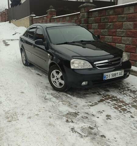 Черный Шевроле Лачетти, объемом двигателя 1.6 л и пробегом 236 тыс. км за 3850 $, фото 1 на Automoto.ua