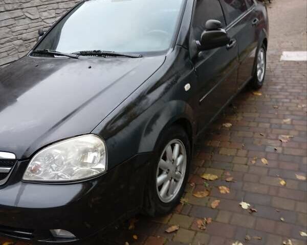 Черный Шевроле Лачетти, объемом двигателя 1.8 л и пробегом 282 тыс. км за 3500 $, фото 1 на Automoto.ua