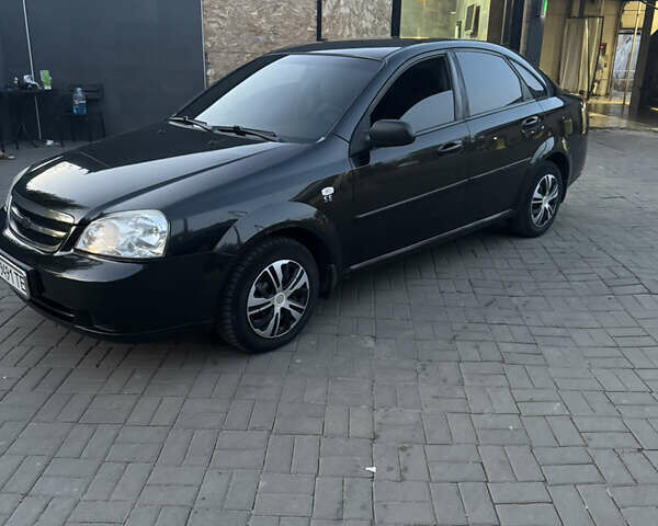 Черный Шевроле Лачетти, объемом двигателя 1.6 л и пробегом 195 тыс. км за 4850 $, фото 1 на Automoto.ua