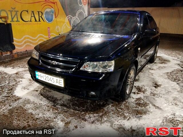 Черный Шевроле Лачетти, объемом двигателя 1.8 л и пробегом 226 тыс. км за 4200 $, фото 1 на Automoto.ua