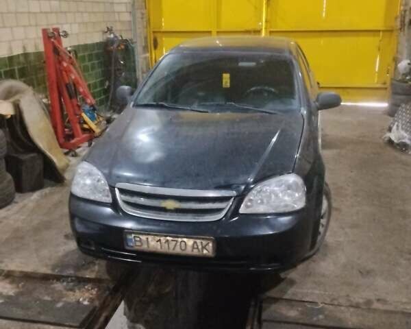 Черный Шевроле Лачетти, объемом двигателя 1.6 л и пробегом 205 тыс. км за 3100 $, фото 1 на Automoto.ua