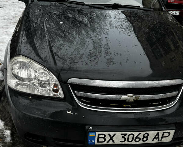 Черный Шевроле Лачетти, объемом двигателя 1.6 л и пробегом 195 тыс. км за 3300 $, фото 1 на Automoto.ua
