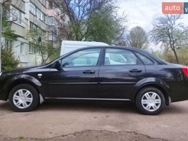 Черный Шевроле Лачетти, объемом двигателя 1.6 л и пробегом 120 тыс. км за 6500 $, фото 1 на Automoto.ua