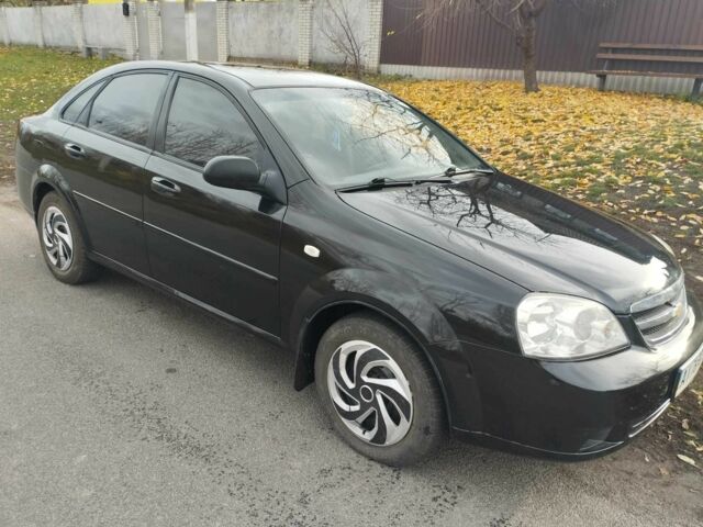 Черный Шевроле Лачетти, объемом двигателя 1.6 л и пробегом 190 тыс. км за 3700 $, фото 1 на Automoto.ua