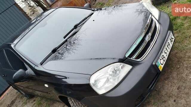 Черный Шевроле Лачетти, объемом двигателя 1.6 л и пробегом 270 тыс. км за 3350 $, фото 1 на Automoto.ua