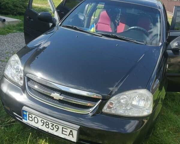 Черный Шевроле Лачетти, объемом двигателя 1.6 л и пробегом 220 тыс. км за 3450 $, фото 1 на Automoto.ua