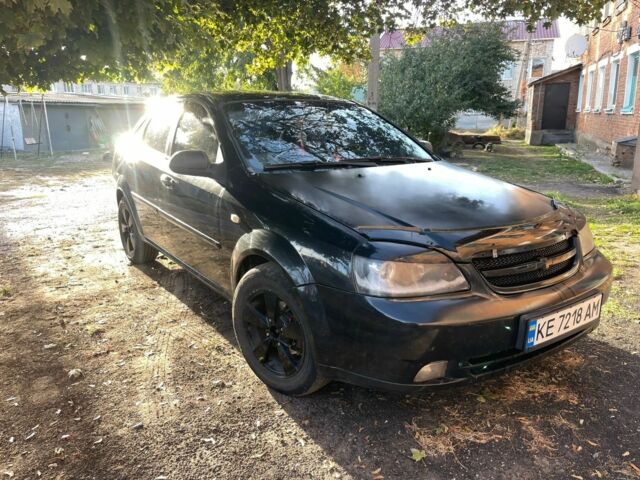 Черный Шевроле Лачетти, объемом двигателя 1.6 л и пробегом 543 тыс. км за 3200 $, фото 1 на Automoto.ua