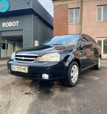 Черный Шевроле Лачетти, объемом двигателя 1.6 л и пробегом 285 тыс. км за 4299 $, фото 1 на Automoto.ua
